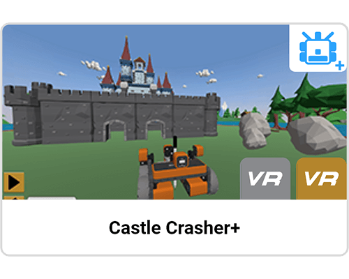 Image of the VEXcode VR Castle Crasher+ Playground