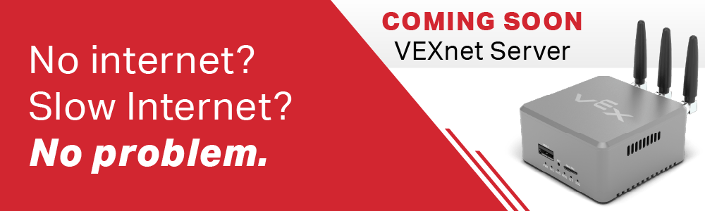 Coming Soon: VEXnet Server. No internet? Slow internet? No problem!