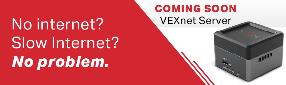 No internet? Slow internet? No problem. Coming soon: VEXnet Server.